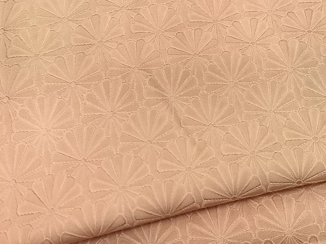 平和屋着物■上質な小紋 花青海波地紋 暈し染め 正絹 逸品 BAAX7396hv