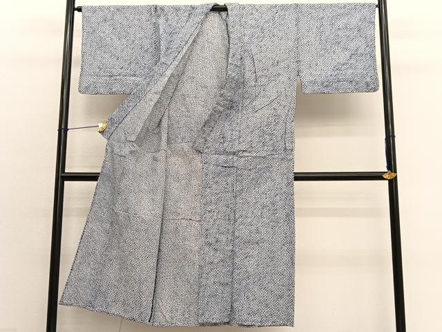 平和屋着物∴夏物 男性 浴衣 有松鳴海絞り 三浦絞り 綿 逸品 BAAX7407hv
