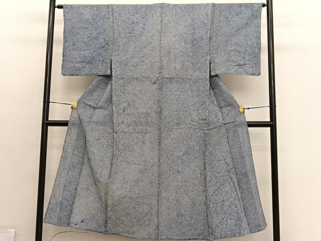 平和屋着物∴夏物 男性 浴衣 有松鳴海絞り 三浦絞り 綿 逸品 BAAX7439hv