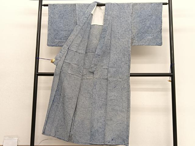 平和屋着物∴夏物 男性 浴衣 有松鳴海絞り 三浦絞り 綿 逸品 BAAX7439hv