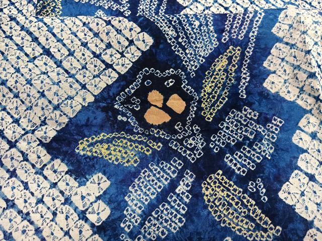 平和屋着物∴夏物 浴衣 有松鳴海絞り カトレア 綿 逸品 BAAX7441hv