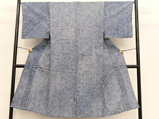 平和屋着物∴夏物 男性 浴衣 有松鳴海絞り 三浦絞り 綿 逸品 BAAX7449hv