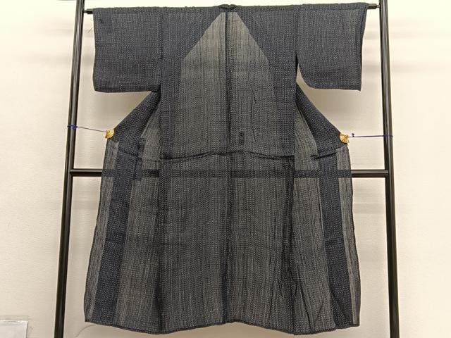 平和屋着物*夏物 上布 絣文様 麻 逸品 BAAX7458hv
