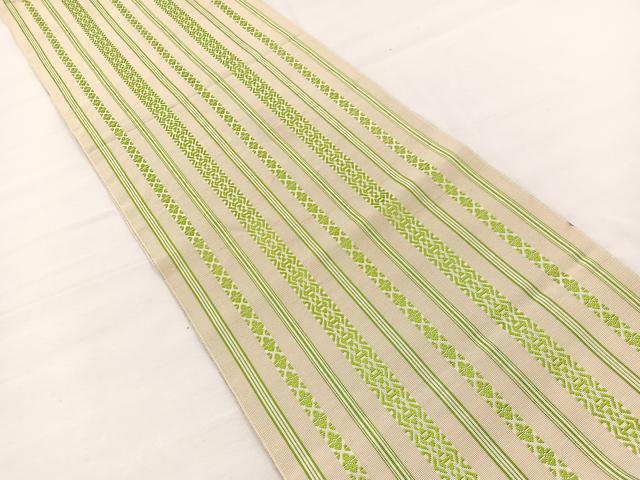 平和屋着物*夏物 本場筑前博多織 八寸名古屋帯 紗献上 正絹 逸品 BAAX7553hv