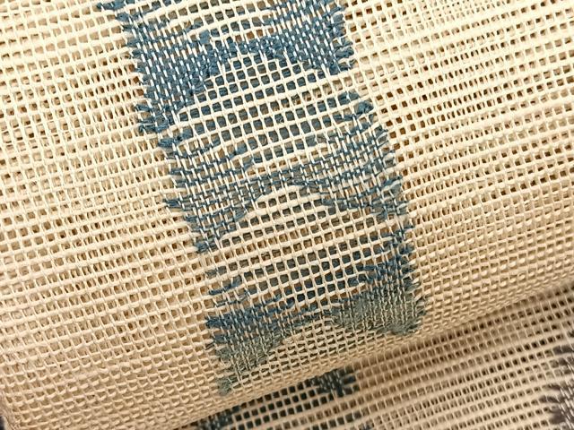 平和屋着物*夏物 1854年創業 帯屋捨松 八寸名古屋帯 蜀江文 正絹 逸品 BAAX7568hv