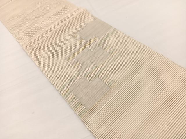 平和屋着物*夏物 八寸名古屋帯 絽綴れ 色紙重ね 正絹 逸品 BAAX7599hv