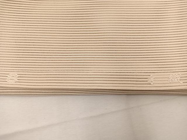 平和屋着物*夏物 西陣 川村織物謹製 八寸名古屋帯 手織 刺繍 絽綴れ 露芝桔梗文 金銀糸 正絹 逸品 BAAX7618hv