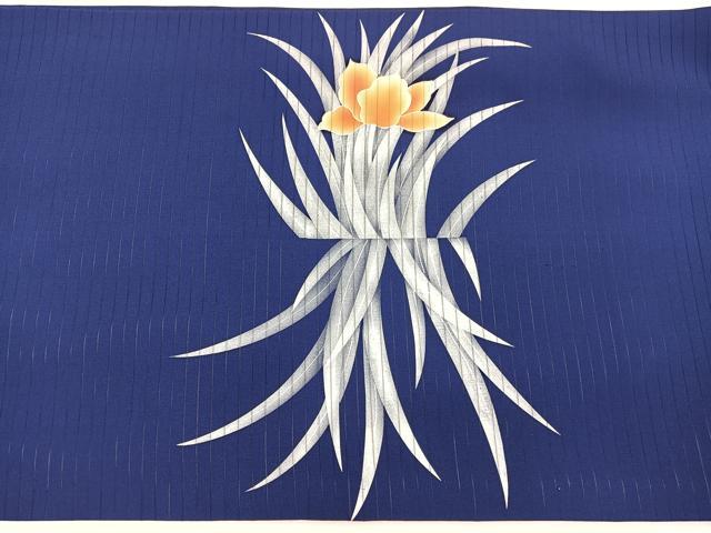 平和屋着物*夏物 絽塩瀬 太鼓柄袋帯 草花文 正絹 逸品 BAAX7619hv