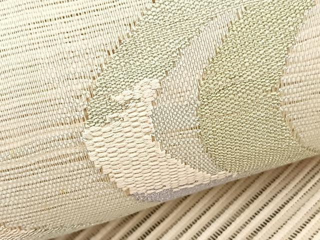 平和屋着物*夏物 八寸名古屋帯 絽綴れ 流水文様 金銀糸 正絹 逸品 BAAX7623hv