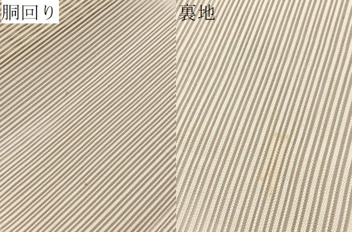 平和屋着物*夏物 八寸名古屋帯 絽綴れ 桔梗椿文 銀糸 正絹 逸品 BAAX7636hv