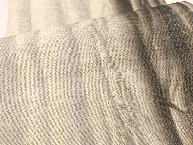 平和屋着物*夏物 京都陽道庵 上村陽道 全通柄 九寸開き名古屋帯 間道 銀彩 正絹 逸品 BAAX7706hv