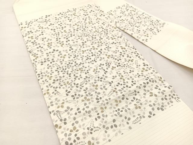 平和屋着物*夏物 絽塩瀬 九寸名古屋帯 竹屋町刺繍 萩 銀糸 正絹 逸品 BAAX7712hv