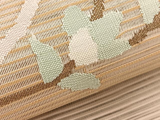 平和屋着物*夏物 八寸名古屋帯 絽綴れ 桔梗 正絹 逸品 BAAX7737hv