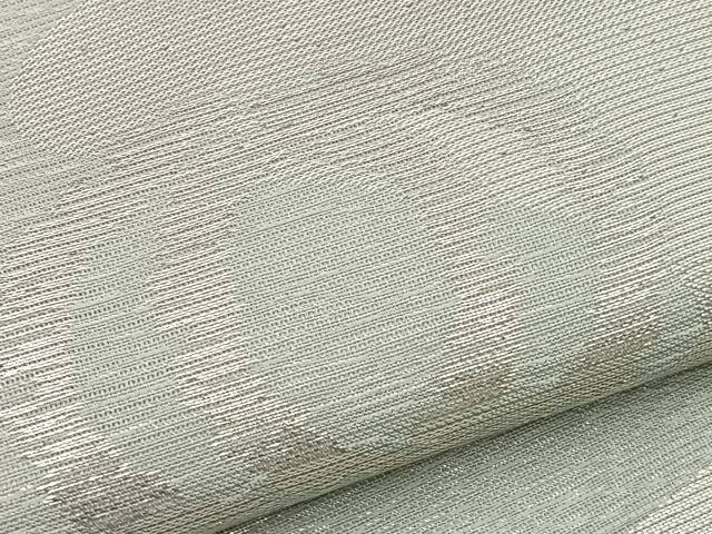 平和屋着物*夏物 西陣 川島織物謹製 九寸名古屋帯 流水文 銀糸 正絹 逸品 BAAX7788hv