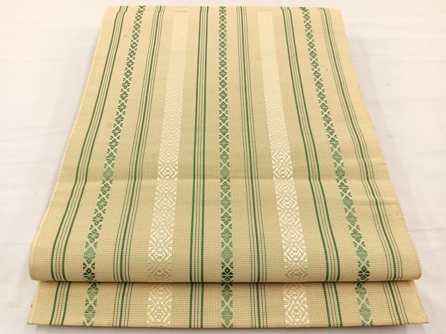 平和屋着物*夏物 本場筑前博多織 八寸名古屋帯 紗献上 正絹 逸品 BAAX7809hv
