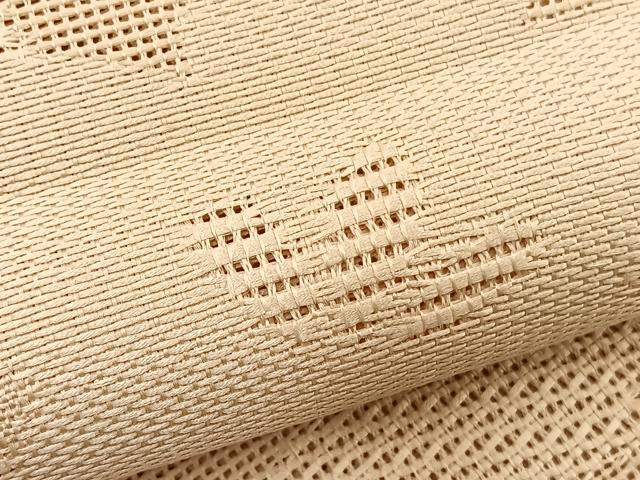平和屋着物*夏物 八寸名古屋帯 桔梗 正絹 逸品 未使用 BAAX7810hv