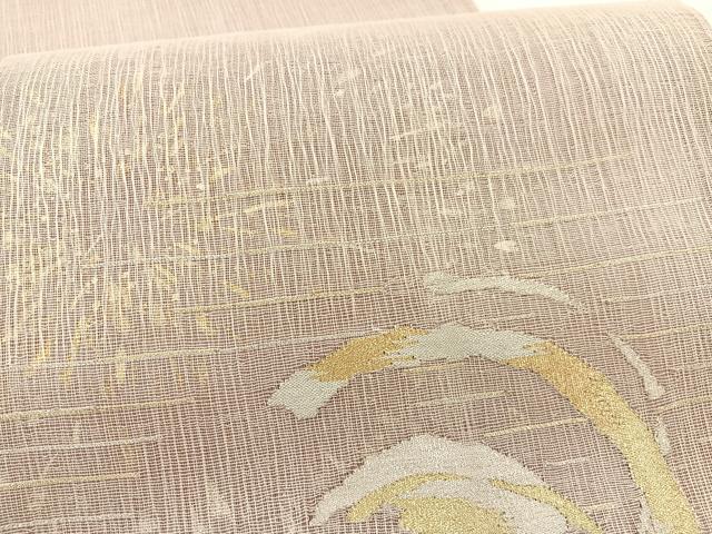 平和屋着物*夏物 太鼓柄袋帯 櫛織 花火 金銀糸 正絹 逸品 BAAX7853hv