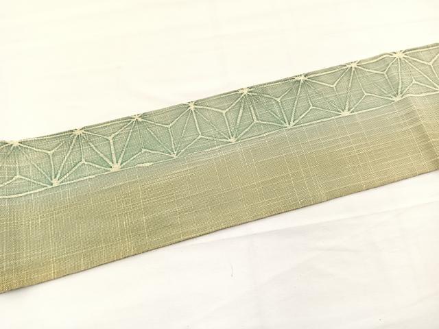 平和屋着物*夏物 九寸名古屋帯 麻の葉文 BAAX7871hv