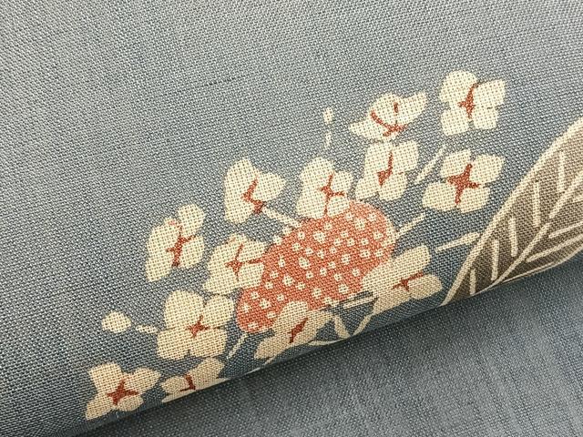 平和屋着物*夏物 九寸名古屋帯 紫陽花 麻 逸品 BAAX7927hv