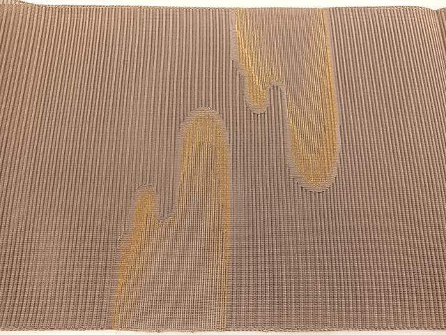 平和屋着物*夏物 銀座きしや 八寸名古屋帯 絽綴れ エ霞文 正絹 逸品 未使用 BAAX7948hv