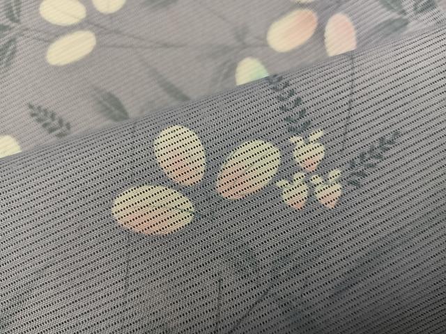 平和屋着物*夏物 小紋 絽 萩 洗える着物 BAAX8060mz