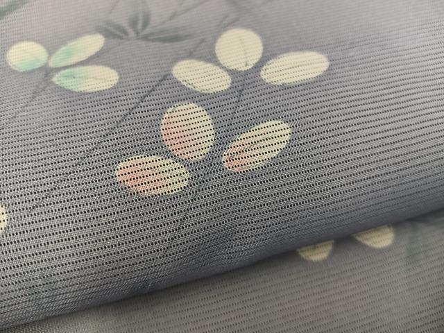 平和屋着物*夏物 小紋 絽 萩 洗える着物 BAAX8060mz