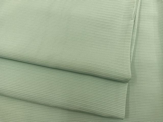 平和屋着物*夏物 色無地 絽 薄萌黄色 正絹 逸品 BAAX8108mz