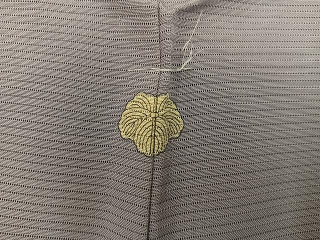 平和屋着物*夏物 色無地 絽 銀煤竹色 正絹 逸品 BAAX8109mz