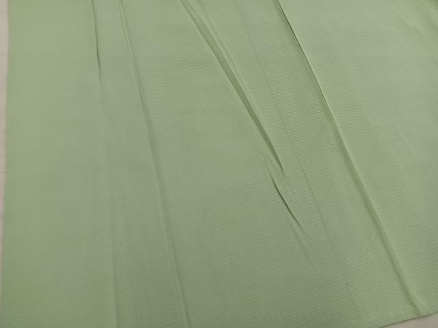 平和屋着物*夏物 色無地 絽 若苗色 正絹 逸品 BAAX8114mz