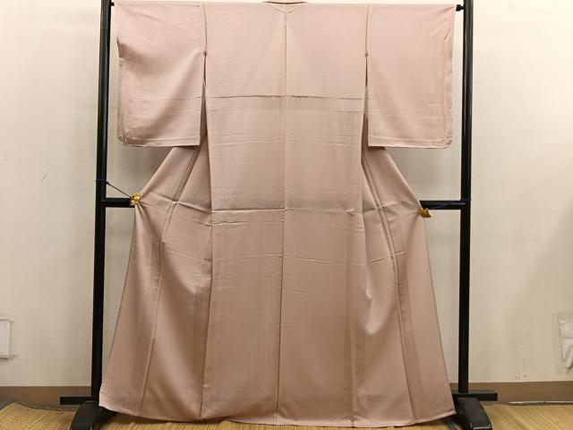 平和屋着物*夏物 色留袖 絽 枝葉地紋 洒落柿色 正絹 逸品 BAAX8115mz