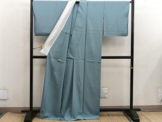 平和屋着物*夏物 色無地 絽 岩井茶色 正絹 逸品 BAAX8116mz
