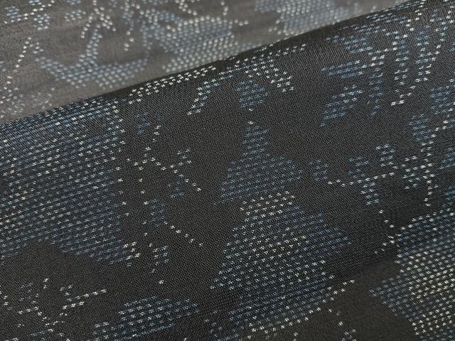 平和屋着物*夏物 本場大島紬 夏大島 風景文 正絹 逸品 BAAX8128mz