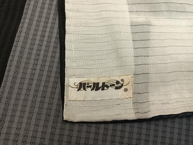 平和屋着物*夏物 お召 霞文 正絹 逸品 BAAX8147mz