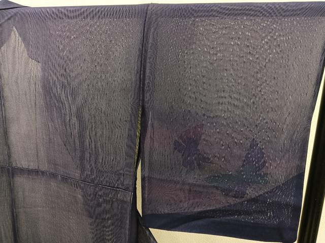 平和屋着物▽訪問着 無双 紗袷 紗×紗 作家物 舞蝶文 正絹 逸品 BAAX8160mz