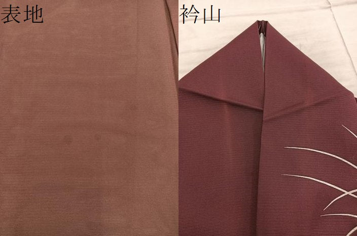平和屋着物*夏物 訪問着 絽 草葉文 正絹 逸品 BAAX8173mz