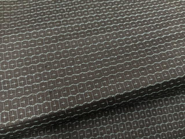 平和屋着物●男性 本場大島紬 アンサンブル 80亀甲 総詰め 正絹 逸品 未使用 BAAX8192mz