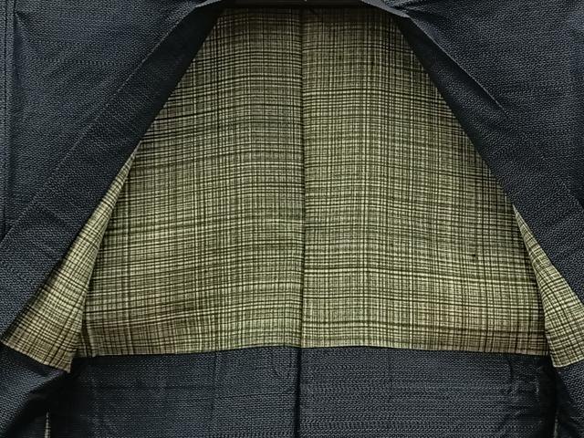 平和屋着物■男性 本場大島紬 アンサンブル 80亀甲 総詰め 正絹 逸品 BAAX8194mz