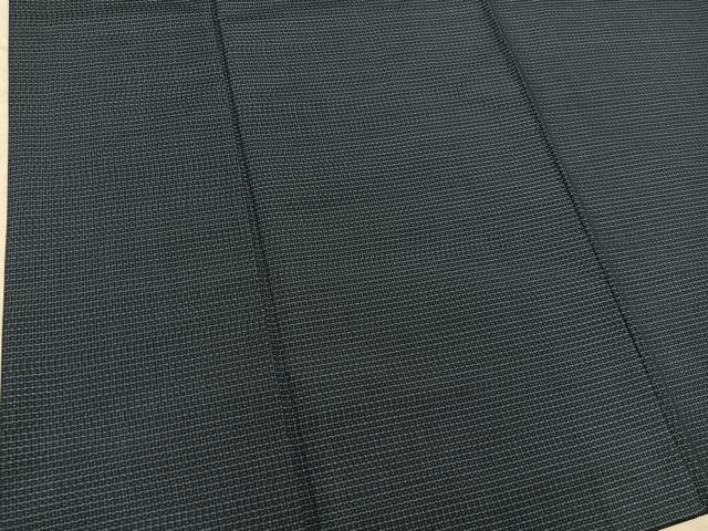平和屋着物●男性 本場大島紬 アンサンブル 絣文様 羽裏・虎 正絹 逸品 BAAX8198mz