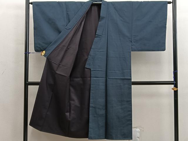 平和屋着物■男性 本場大島紬 アンサンブル 100亀甲 総詰め 正絹 逸品 BAAX8200mz
