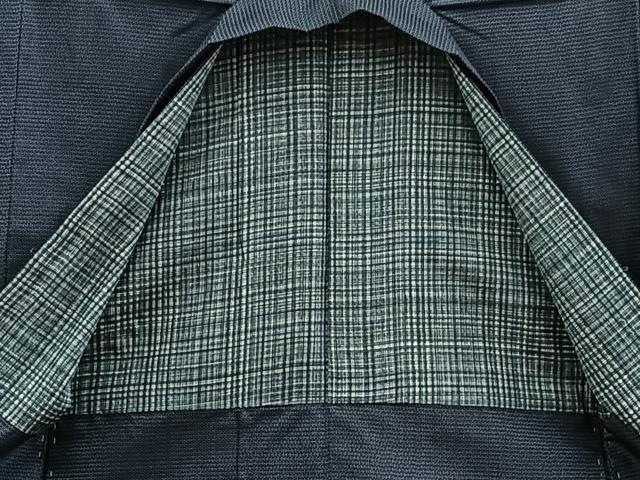 平和屋着物■男性 本場大島紬 アンサンブル 100亀甲 総詰め 正絹 逸品 BAAX8200mz