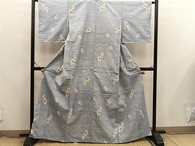 平和屋着物■上質な紬 唐子遊び 正絹 逸品 BAAX8233mz