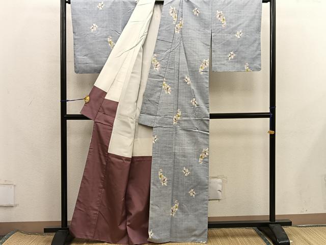 平和屋着物■上質な紬 唐子遊び 正絹 逸品 BAAX8233mz