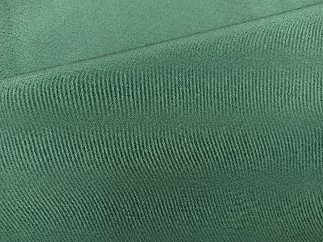 平和屋着物■上質な色無地 千歳緑色 正絹 逸品 BAAX8237mz