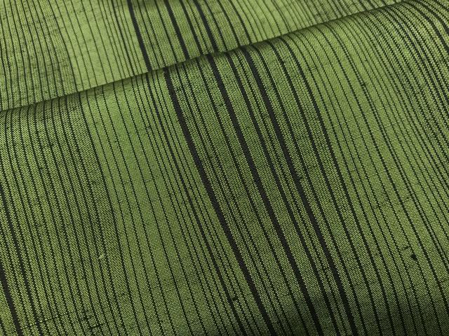 平和屋着物■上質な紬 縞 正絹 逸品 BAAX8241mz