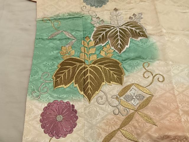 平和屋着物■豪華振袖 七宝花文 暈し染め 金銀糸 西武扱い 正絹 逸品 BAAX8251mz