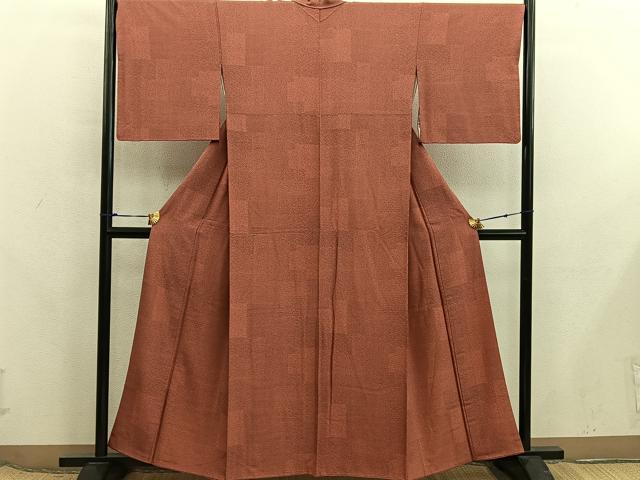平和屋着物■江戸小紋 作家物 寄せ小紋柄 正絹 逸品 BAAX8252mz