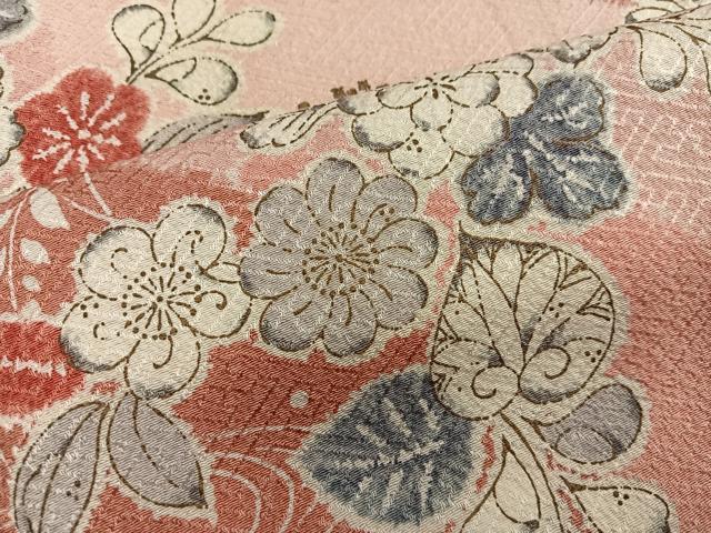 平和屋着物■上質な小紋 辻が花 金彩 正絹 逸品 BAAX8271mz