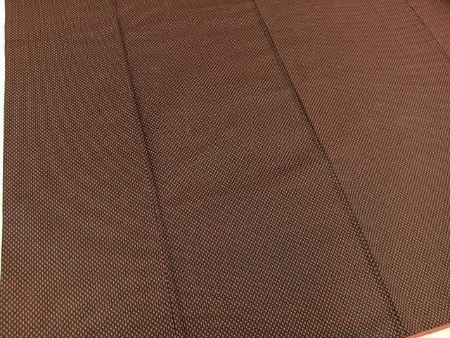 平和屋着物■上質なお召 絣文様 正絹 逸品 BAAX8317mz