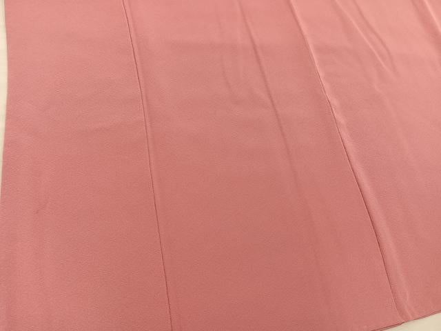 平和屋着物■上質な色無地 真朱色 正絹 逸品 BAAX8341mz