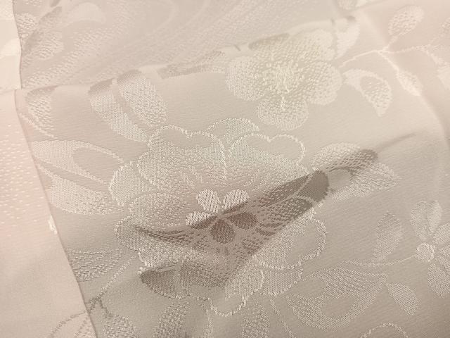 平和屋着物■長襦袢 無双仕立て 流水花地紋 暈し染め 正絹 逸品 BAAX8363mz